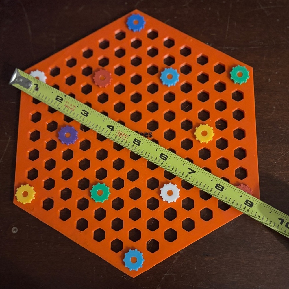 Colorful Hexagonal pollinator hydration station-designed printed by me pack of 4 - Picture 9 of 9